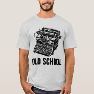 T-shirt Chemises VINTAGE de machine à écrire