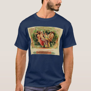 T-shirt Chemises vintages d'étiquette de cigare