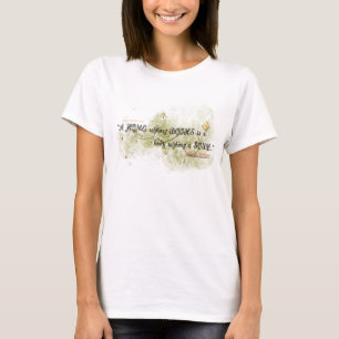 T-shirt Chemisier de dames de citation de livre