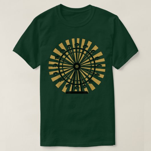 T-shirt Chemistry Ferrous Wheel Feris Wheel Periodic Table (Design devant)