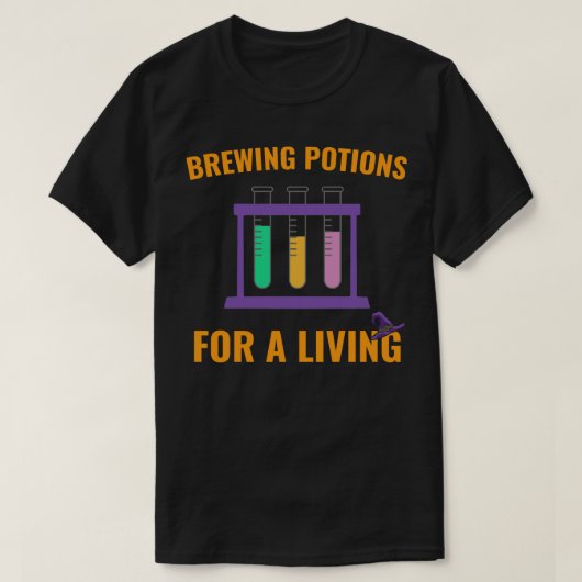 T-shirt Chemistry Halloween Chemist Funny Witch (Design devant)
