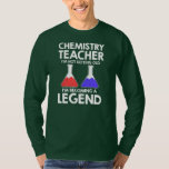 T-shirt Chemistry Teacher I'm Not Getting Old I'm<br><div class="desc">Chemistry Teacher I'm Not Getting Old I'm Becoming A Legend Gift. Perfect gift for your dad,  mom,  papa,  men,  women,  friend and family members on Thanksgiving Day,  Christmas Day,  Mothers Day,  Fathers Day,  4th of July,  1776 Independent day,  Veterans Day,  Halloween Day,  Patrick's Day</div>