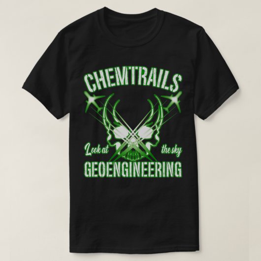 T-shirt Chemtracs Géoingénierie NWO (Design devant)