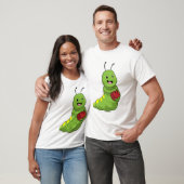 T-shirt Chenille au bowling avec boule de bowling (Unisexe)