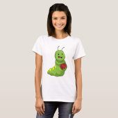 T-shirt Chenille au bowling avec boule de bowling (Devant entier)