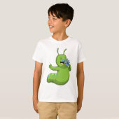 T-shirt Chenille avec Fleur Marguerite (Devant entier)