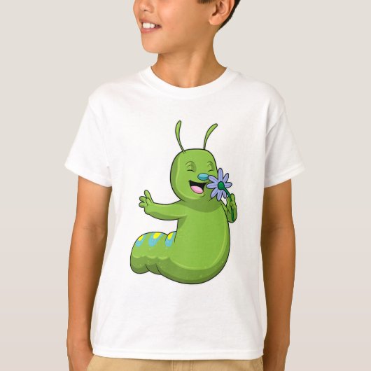 T-shirt Chenille avec Fleur Marguerite (Devant)