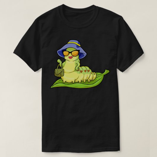 T-shirt Chenille avec sac à main Glamor pour dames Lunette (Design devant)