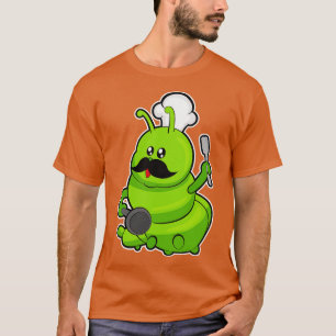 T-shirt Chenille comme cuisinier avec moustache