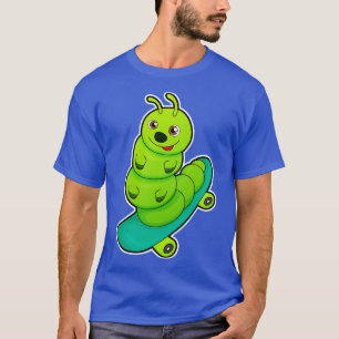 T-shirt Chenille comme Patineur avec Skateboard