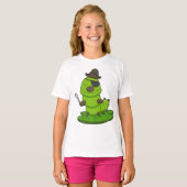 T-shirt Chenille comme Pirate avec Épée (Devant entier)