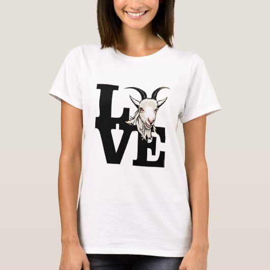 T-SHIRT CHÈQUE | L O V E (Devant)