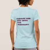 T-shirt Cher Dieu, pourquoi faites vous a laissé la (Dos)