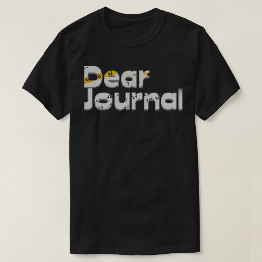 T-shirt Cher Journal (Design devant)