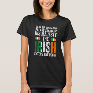 T-shirt cher monsieur ou madame stand Irish entre Irlande