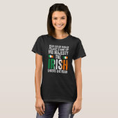 T-shirt cher monsieur ou madame stand Irish entre Irlande (Devant entier)