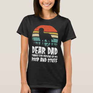 T-shirt Cher Père Merci D'Avoir Pris Mon Poop Heureux Fath