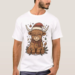 T-shirt Cher Père Noël, apporte juste des Ayrshires T-shir