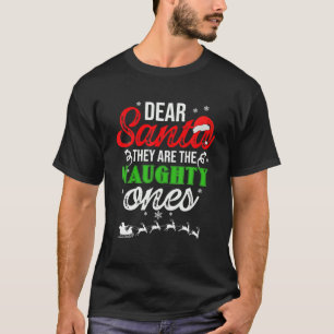 T-shirt Cher Père Noël, Ce Sont Les Maudits Gif De Noël