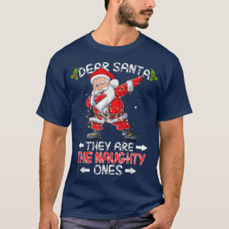 T-shirt Cher Père Noël, Ce Sont Les Mauvais Et Drôle Chris