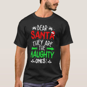 T-shirt Cher Père Noël, Ce Sont Les Mauvais Paj De Noël
