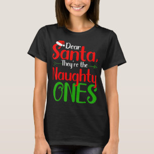 T-shirt Cher Père Noël, Ce Sont Les Mauvais Qui Joyeux Noë