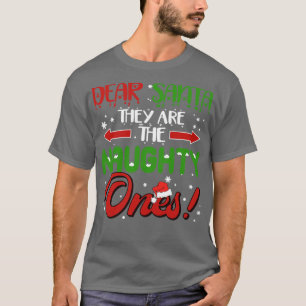T-shirt Cher Père Noël, Ce Sont Les Méchants Noël