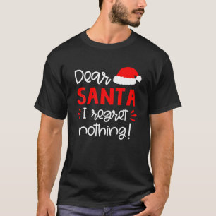 T-shirt Cher Père Noël drôle Matching Pajamas de Noël