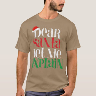 T-shirt Cher Père Noël, Eplain, drôle de pyjama de Noël