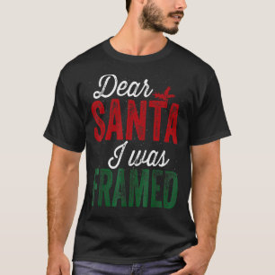 T-shirt Cher Père Noël J'Ai Été Cadre Noël Naughty