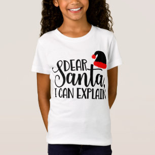 T-Shirt Cher Père Noël, Je Peux Expliquer