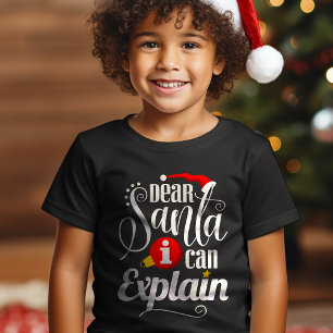 T-shirt Cher Père Noël, je peux expliquer Funny Noël