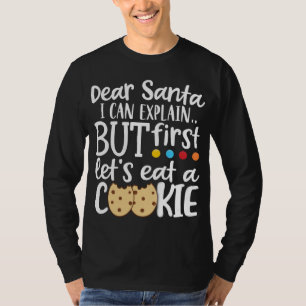 T-shirt Cher Père Noël, je peux expliquer Noël mignon