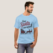T-shirt Cher Père Noël, je peux vous expliquer (Devant entier)
