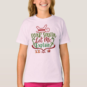 T-shirt Cher Père Noël, Laissez-moi expliquer Funny Christ