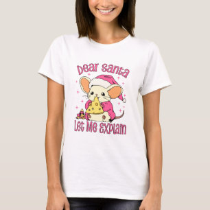 T-shirt Cher Père Noël, laissez-moi vous expliquer