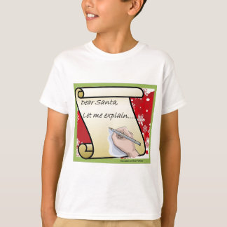 T-shirt Cher Père Noël m'a laissé expliquer