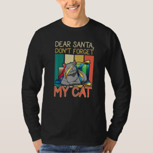 T-shirt Cher Père Noël N'Oubliez Pas Mon Ca Joyeux Noël Ho