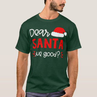 T-shirt Cher Père Noël Nous Bonne Famille De Chapeau Santa