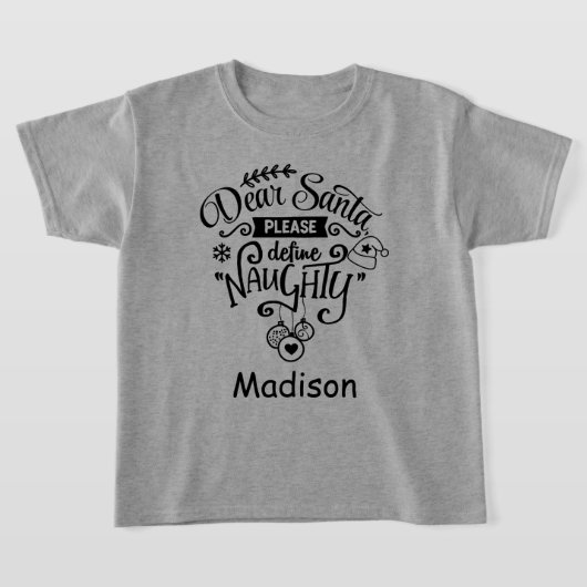 T-shirt Cher Père Noël S'Il Vous Plaît Définissez Des Noël (Poser)