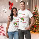 T-shirt Cher Père Noël Sloth Nap de Noël sur le Sucre de c<br><div class="desc">Une Sloth mignonne et endormie prend un snooze de Sucre de canne de Noël. Idéal pour les fans de Sloth !</div>