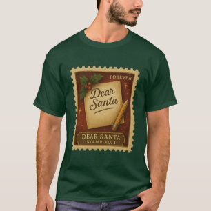 T-shirt Cher Père Noël – Timbre N° 1