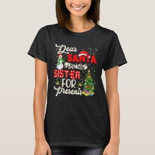T-shirt Cher Père Noël Trade For Presents Pajamas Xmas