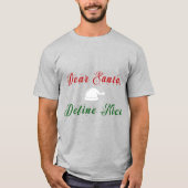 T-shirt Cher Père Noël | Tri couleurs (Devant)