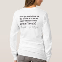 Cher Personne Derrière Moi - Message de Gentilless