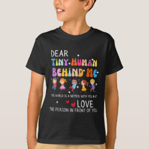 T-shirt Cher Petit Homme Derrière Moi, Drôle Enseignant Pa
