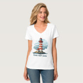 T-shirt Cher phare ajouter du texte (Devant entier)