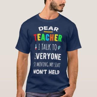 T-shirt Cher professeur, je parle à tous II