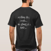 T-shirt Cherchant la vérité…. (Dos)