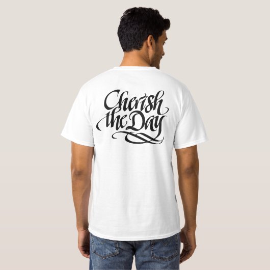 T-shirt Chercher la journée (Dos entier)